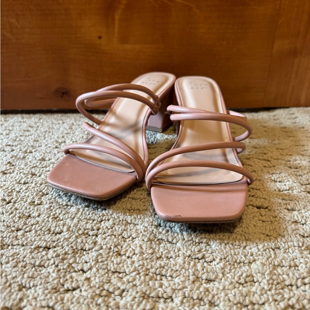 A New Day Stacy Mule heels in pink